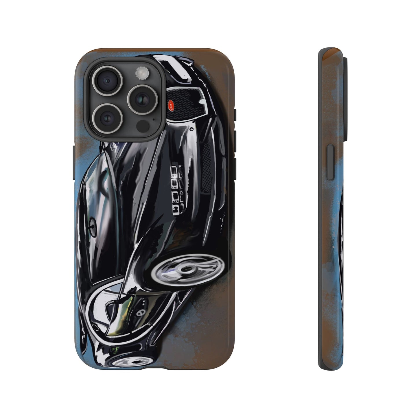 Bugatti Chiron Case  iPhone 16 15 14 13 12 11 Pro max Samsung Galaxy Pixel Slim