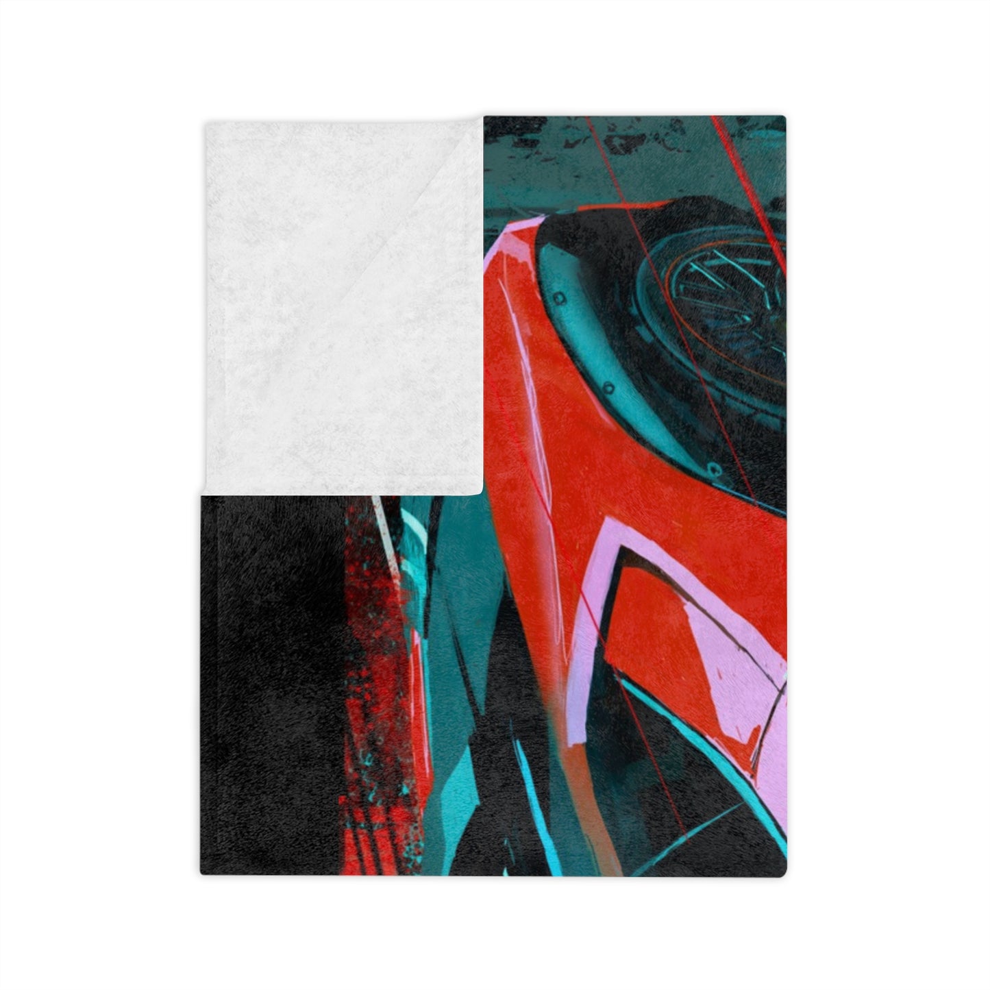 Lamborghini Sterrato blanket, Lamborghini blanket Velveteen Microfiber Blanket