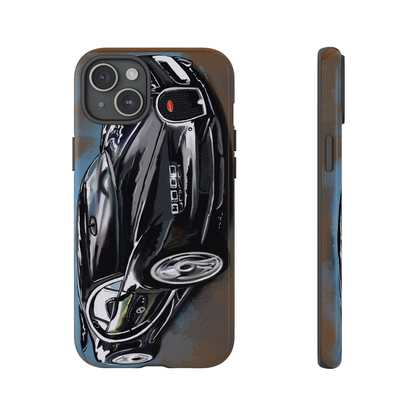 Bugatti Chiron Case  iPhone 16 15 14 13 12 11 Pro max Samsung Galaxy Pixel Slim