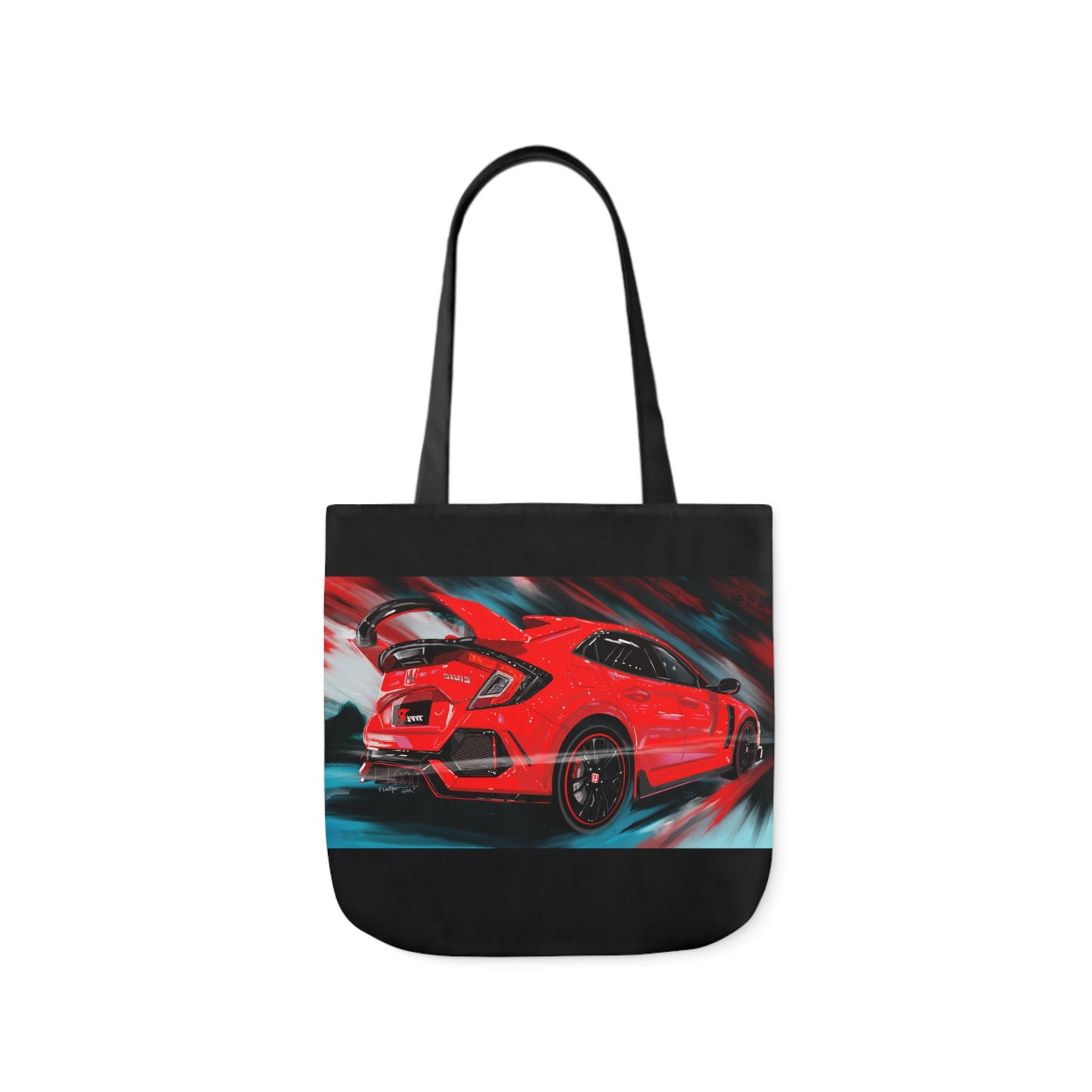 Honda civic type R JDM Canvas Tote Bag, 5-Color Straps