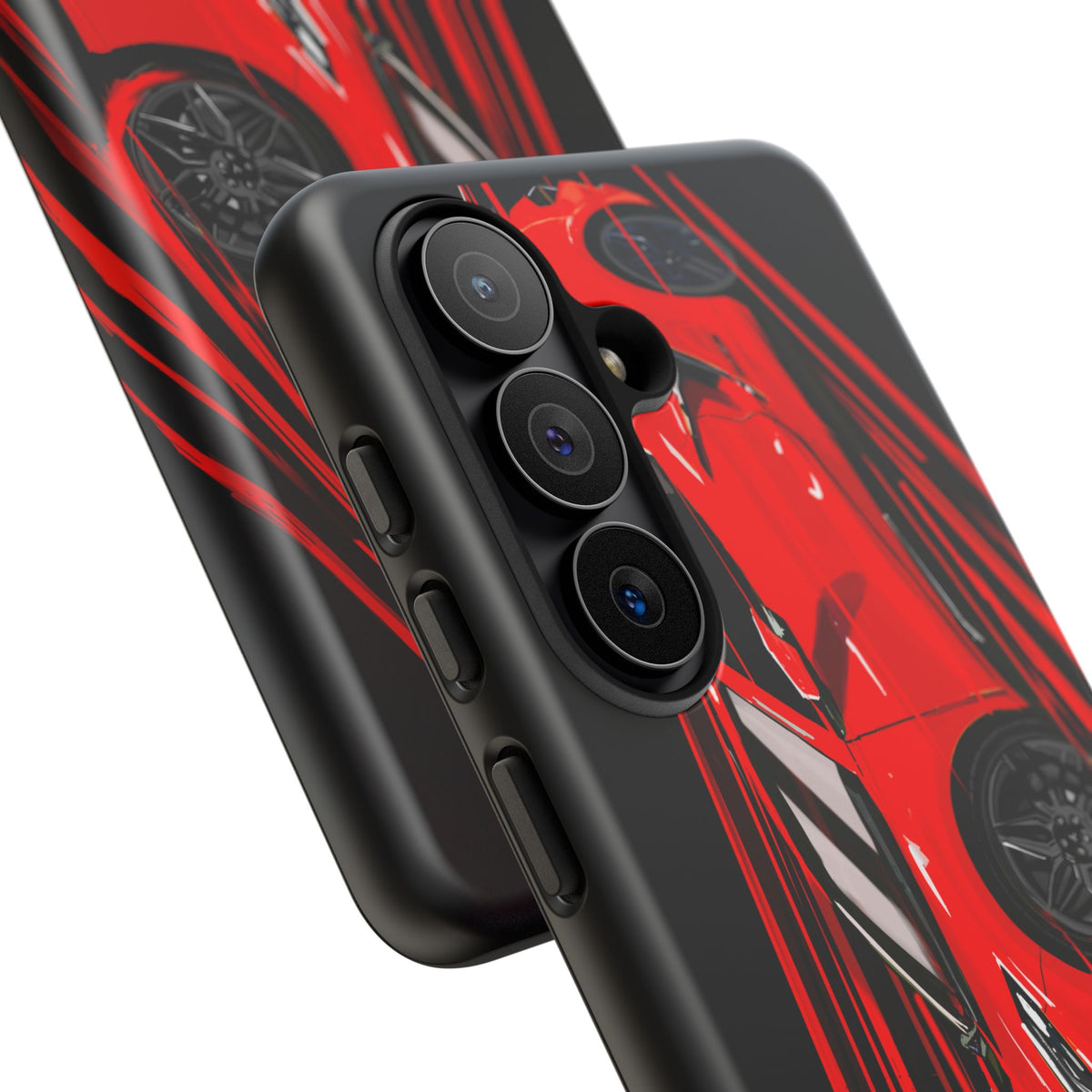 Red C8 corvette Z06 Case iPhone 18 17 16 15 14 13 12 11 Pro Samsung Galaxy Pixel