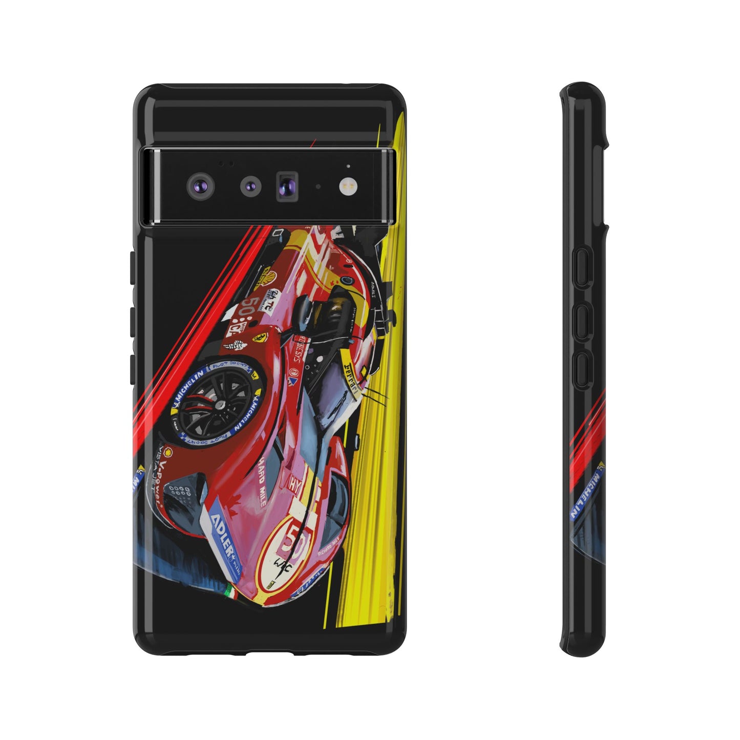 Ferrari 499p HyperCar Le Mans Case iPhone 16 15 14 13 12 11 Samsung Galaxy Pixel