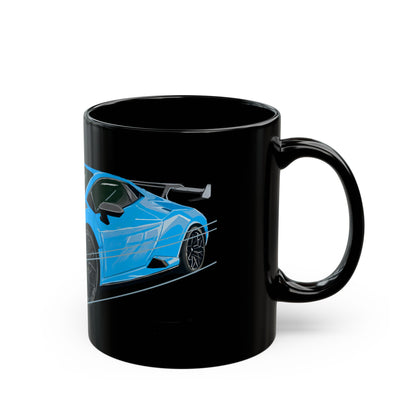 2022 Blue Lamborghini STO Black  Coffee Tea Mug (11oz, 15oz))