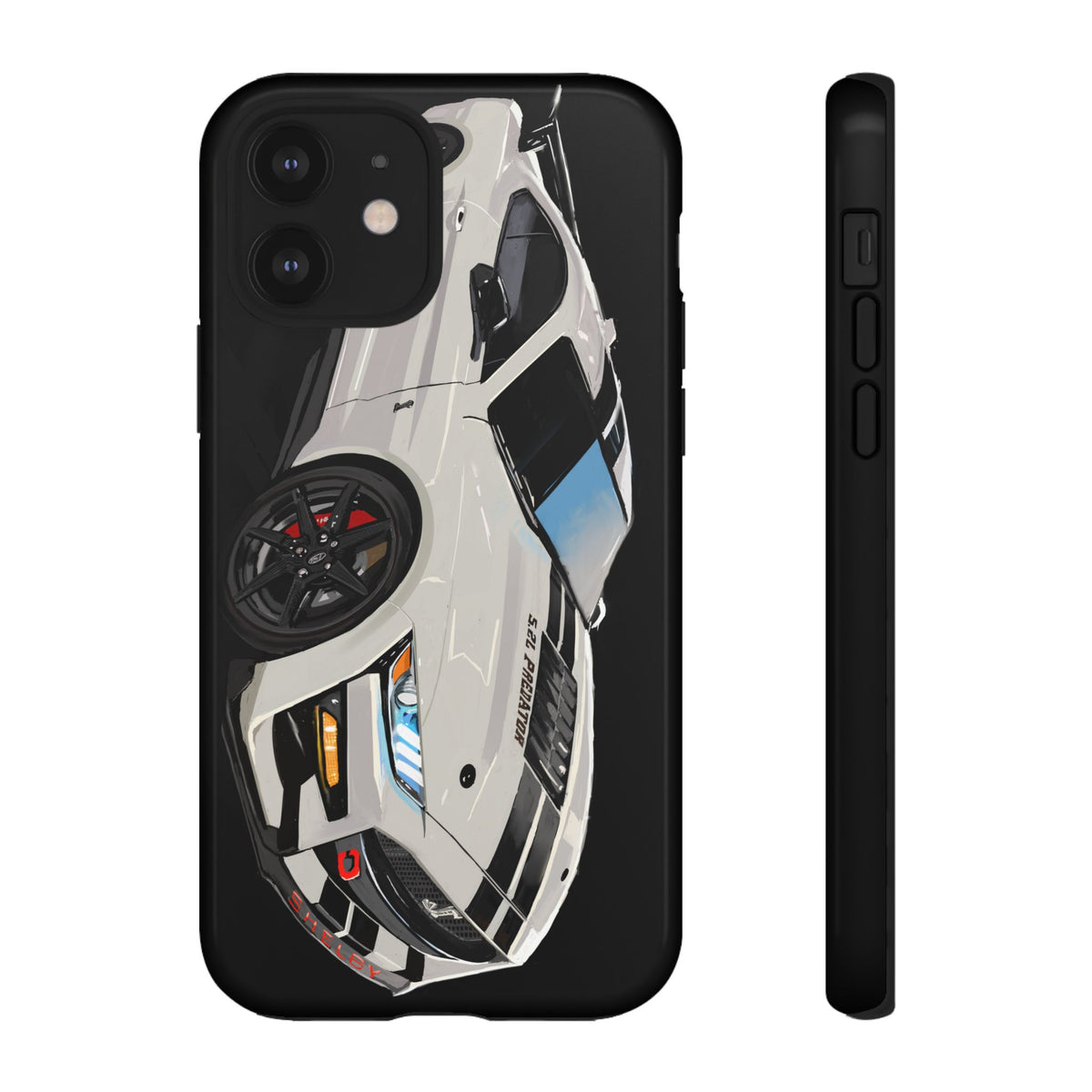 White gt500 car iPhone 17 16 15 14 13 12 Pro Samsung galaxy pixel