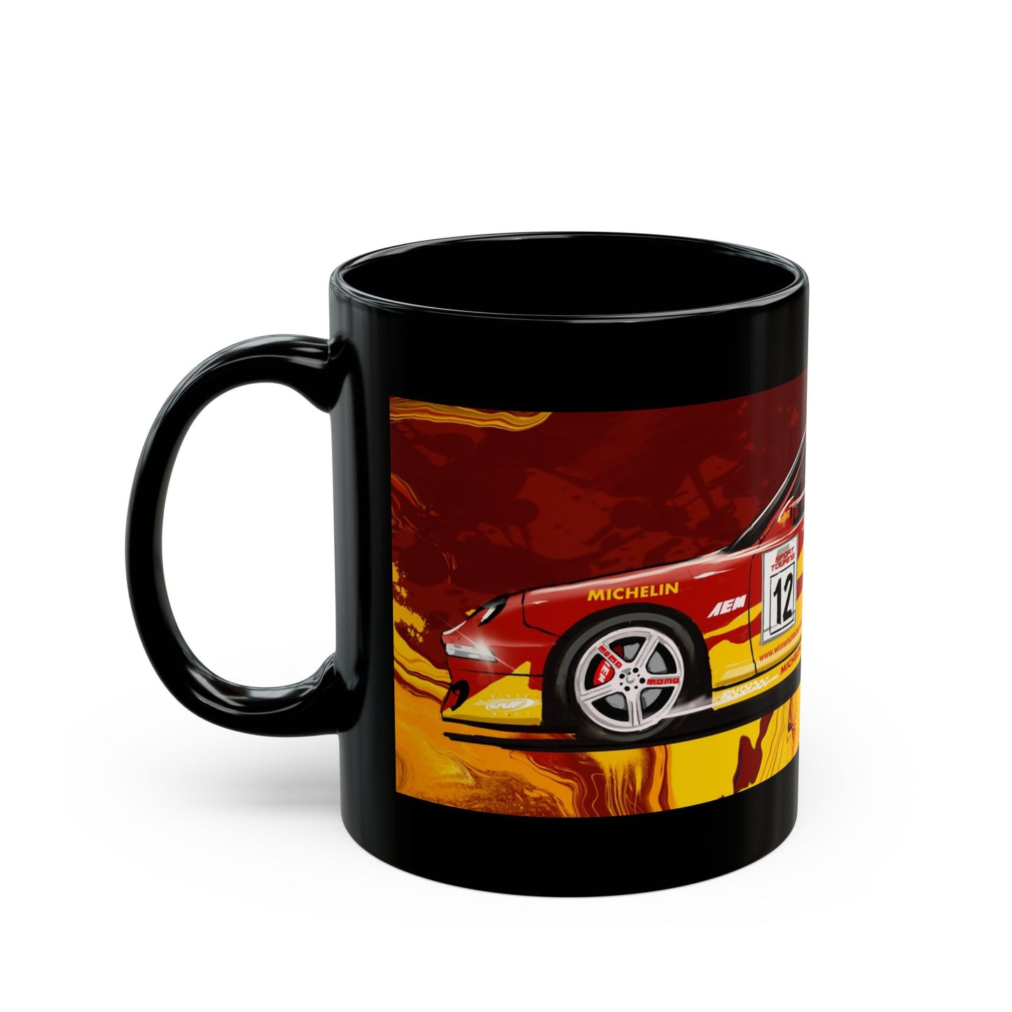 Fast and Furious Acura Integra Monica Black Mug coffee tea (11oz, 15oz)