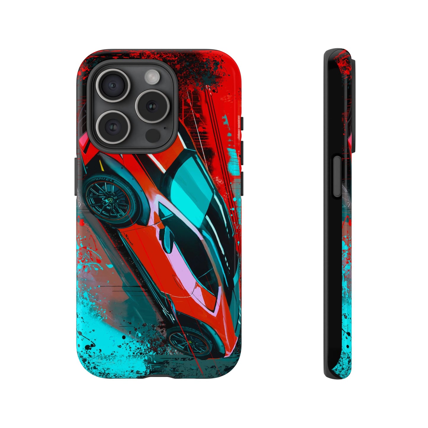 Red Lamborghini Sterrato Case iPhone 16 15 14 13 12 11 Pro Samsung Galaxy Pixel