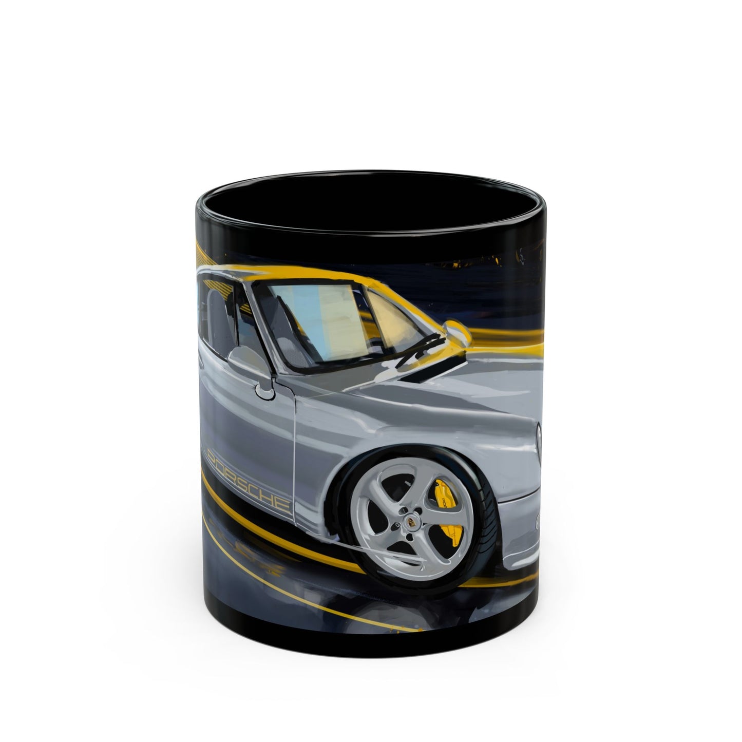 911 sports car 993 Black Coffee Tea Mug (11oz, 15oz)