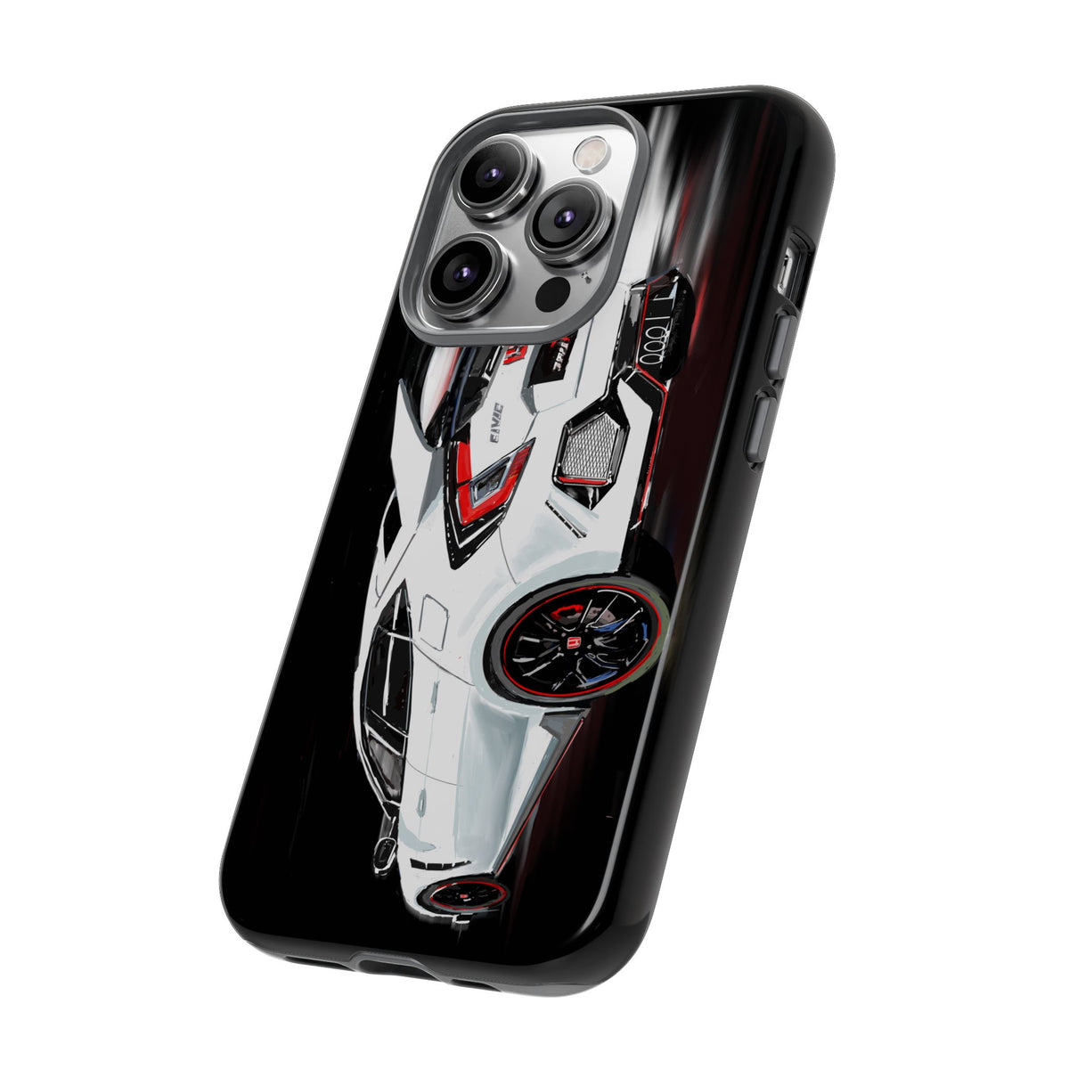 White Type-r civic Case iPhone 18 17 16 15 14 13 12 Pro Samsung Galaxy Pixel