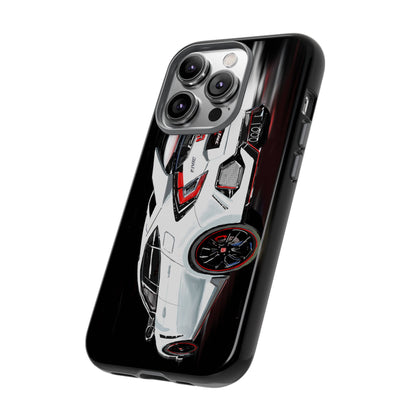 White Type-r civic Case iPhone 18 17 16 15 14 13 12 Pro Samsung Galaxy Pixel