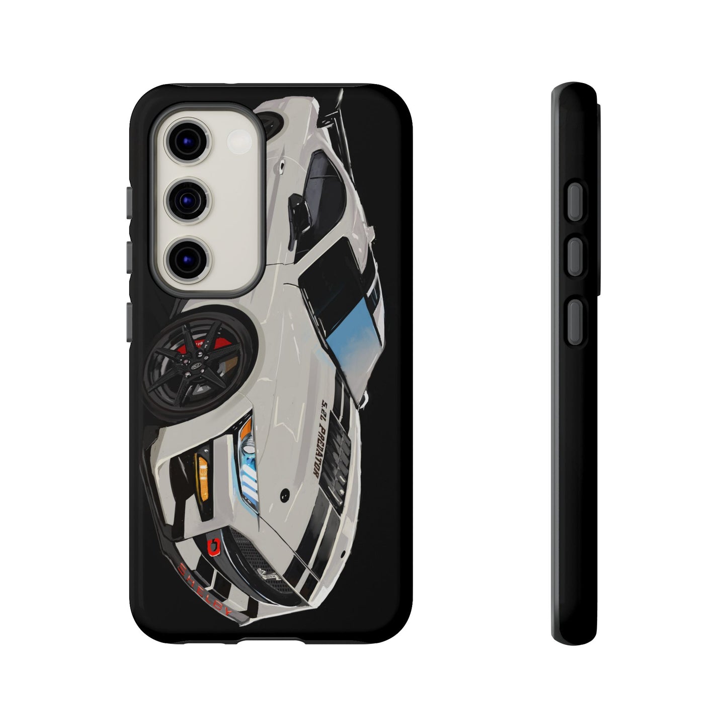 White gt500 car iPhone 17 16 15 14 13 12 Pro Samsung galaxy pixel