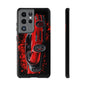 Bugatti Red Chiron Case iPhone 16 15 14 13 12 11 Pro max Samsung Galaxy Pixel