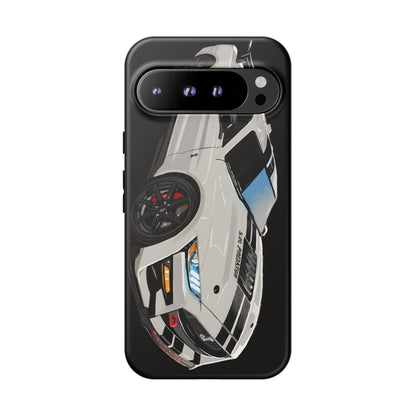 White gt500 car iPhone 17 16 15 14 13 12 Pro Samsung galaxy pixel