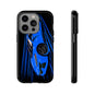 Blue Corvette C8 z06 Design for iPhone 18 17 16 15 14 13 Pro Max