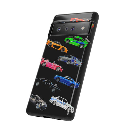 Fast and furious movie cars Case iPhone 16 15 14 13 12 11pro Samsung Galaxy Pixel