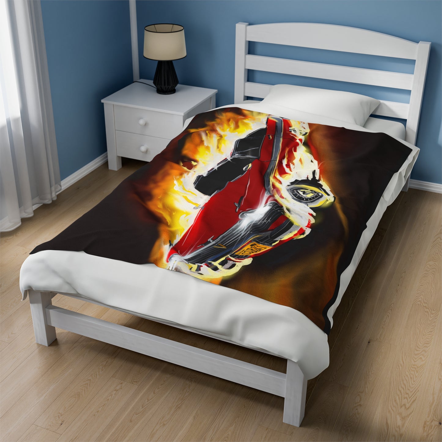 Christine 1958 Plymouth Fury Classic antique Velveteen Plush Blanket