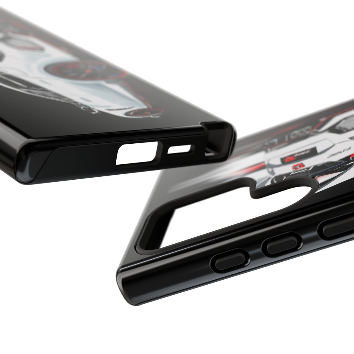White Type-r civic Case iPhone 18 17 16 15 14 13 12 Pro Samsung Galaxy Pixel