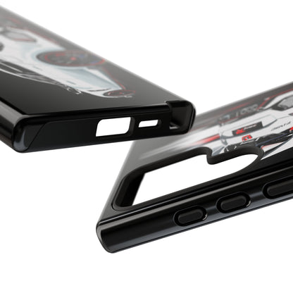 White Type-r civic Case iPhone 18 17 16 15 14 13 12 Pro Samsung Galaxy Pixel