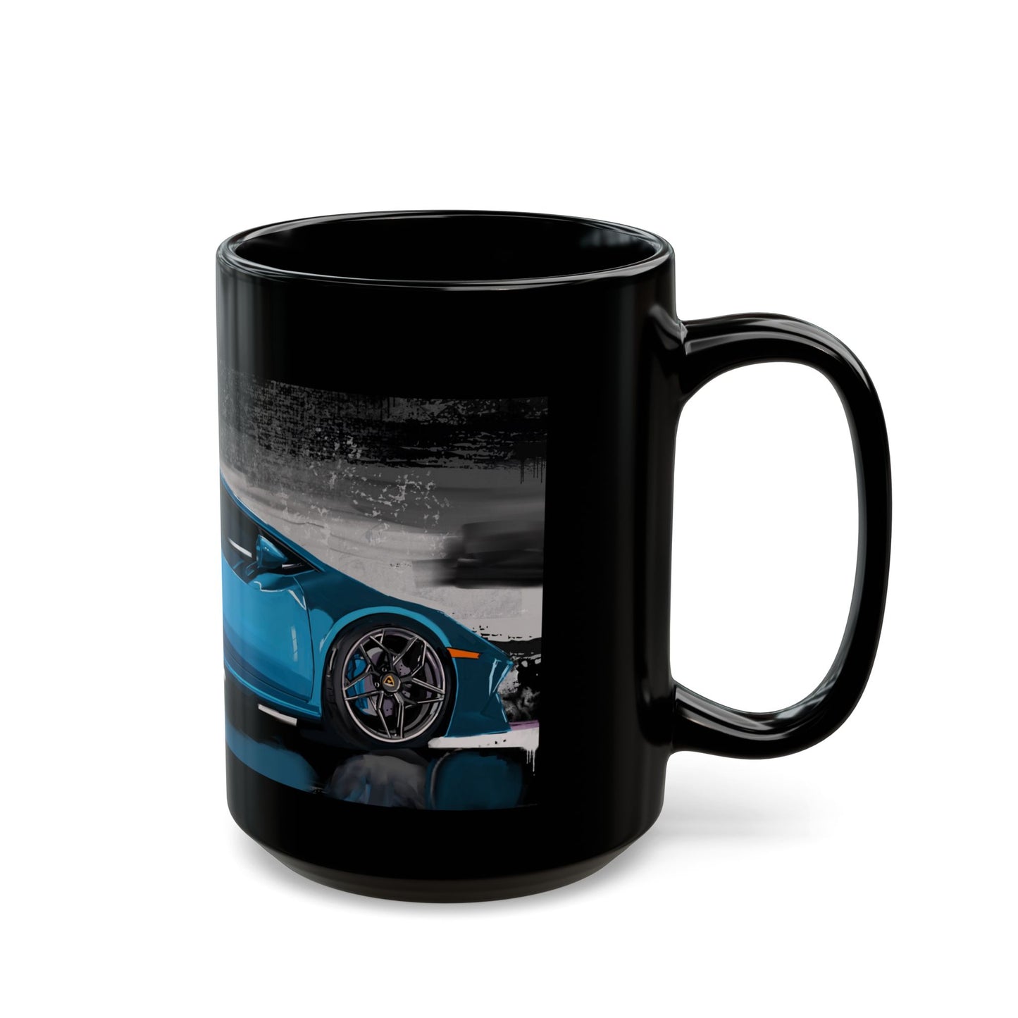 Lamborghini Huracan Black  Coffee Tea Mug (11oz, 15oz)