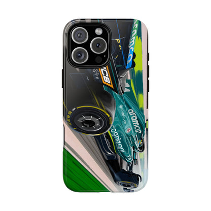 Fernando Alonso F1 Case iPhone 17 16 15 14 13 12 Samsung Galaxy Pixel