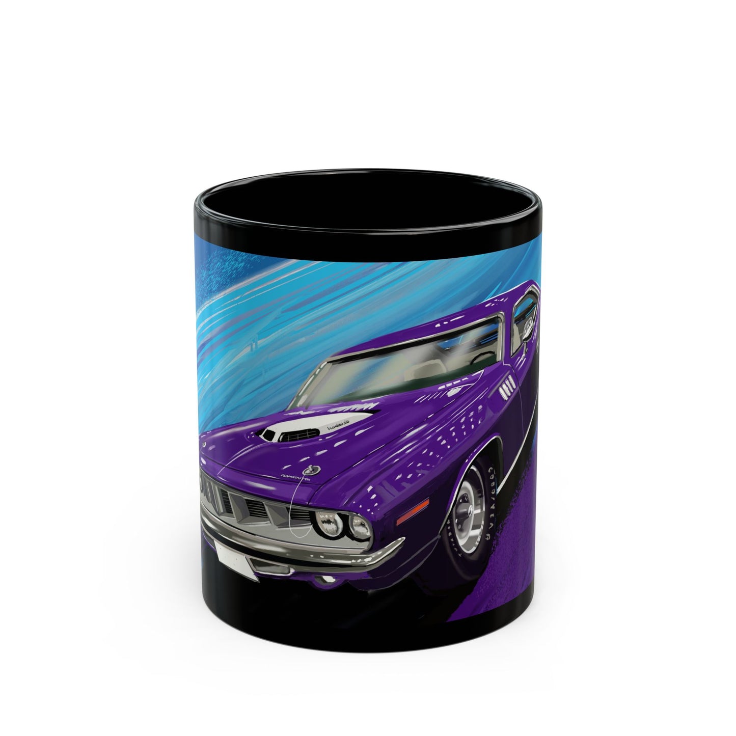71 Plymouth barracuda 2024 American muscle car Mug coffee tea(11oz, 15oz)