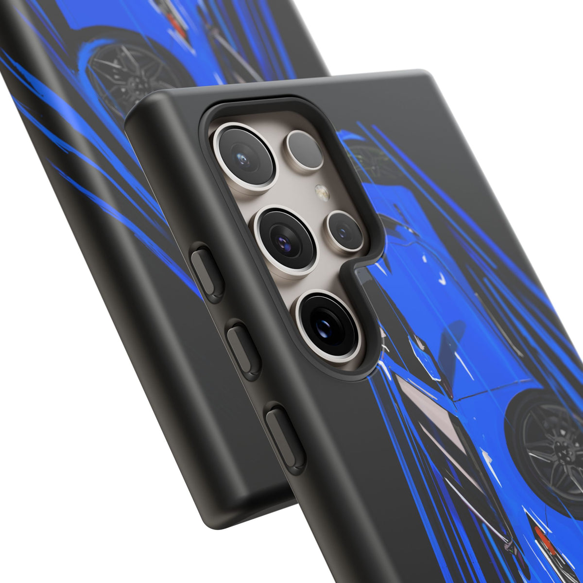 Blue Corvette C8 z06 Design for iPhone 18 17 16 15 14 13 Pro Max