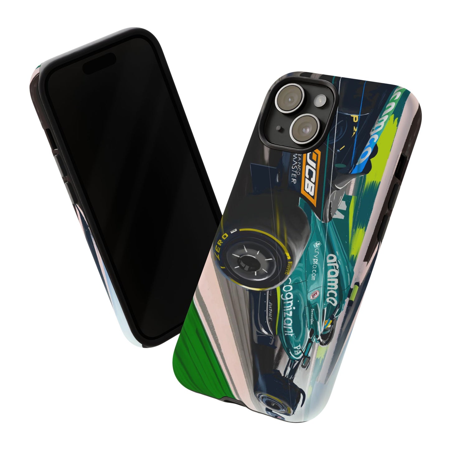 Fernando Alonso Aston Martin F1 Case iPhone 16 15 14 13 12 Samsung Galaxy Pixel