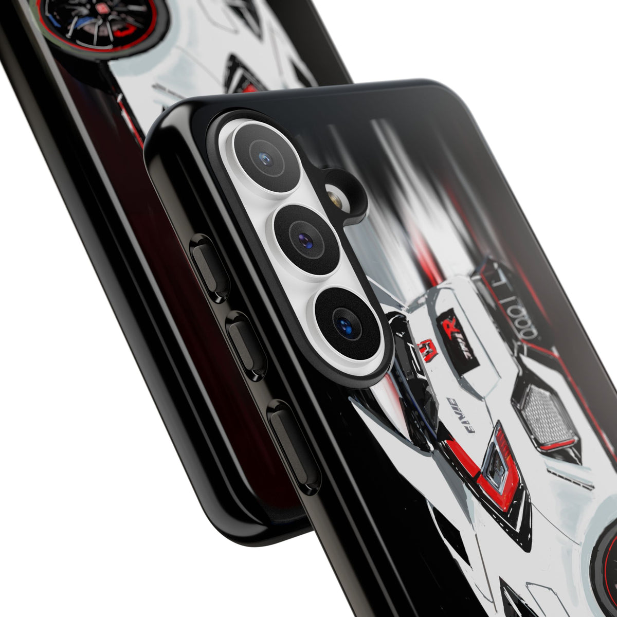 White Type-r civic Case iPhone 18 17 16 15 14 13 12 Pro Samsung Galaxy Pixel
