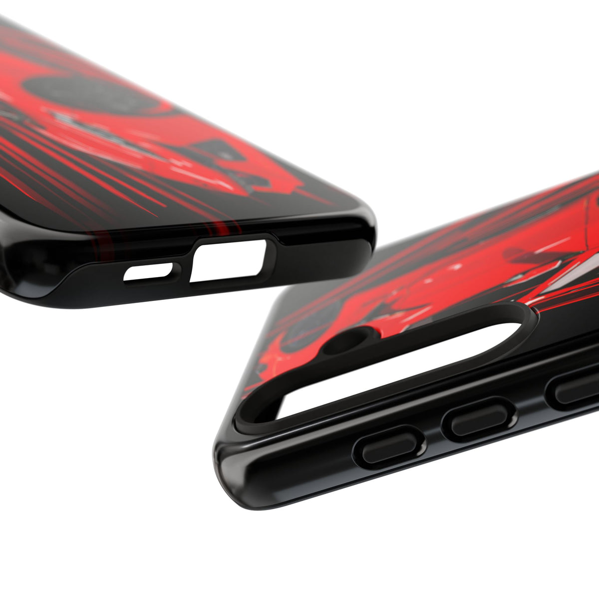Red C8 corvette Z06 Case iPhone 18 17 16 15 14 13 12 11 Pro Samsung Galaxy Pixel