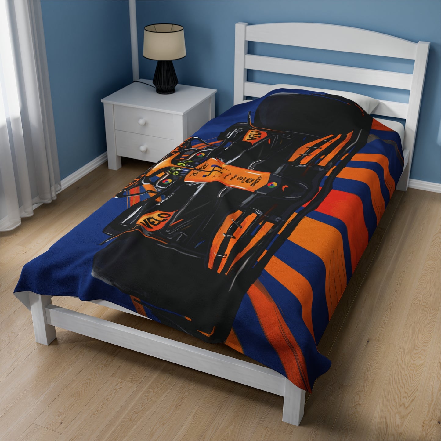 McLaren F1 Lando Norris  racing Microfiber Blanket