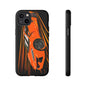 Orange C8 corvette Z06 iPhone 18 17 16 15 14 13 12 Pro  Samsung Galaxy Pixel