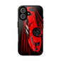 Red C8 corvette Z06 Case iPhone 18 17 16 15 14 13 12 11 Pro Samsung Galaxy Pixel