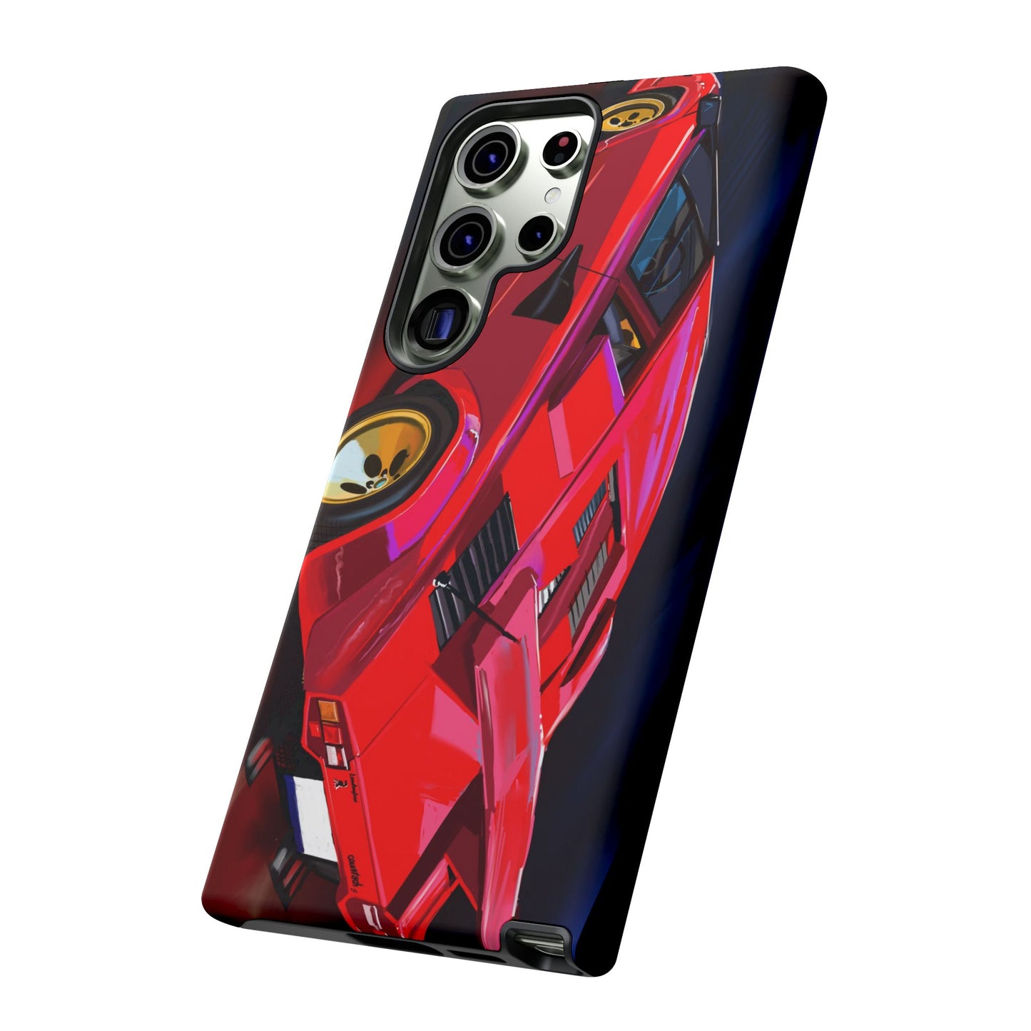 Lamborghini Countach iPhone 16 15 14 13 12 11 Pro max Samsung Galaxy Pixel Slim