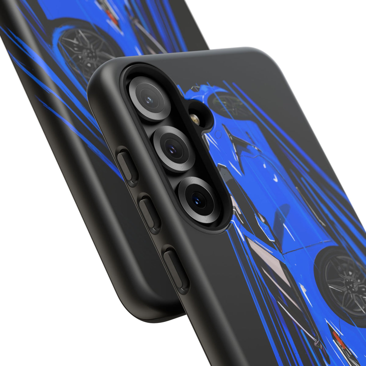 Blue Corvette C8 z06 Design for iPhone 18 17 16 15 14 13 Pro Max