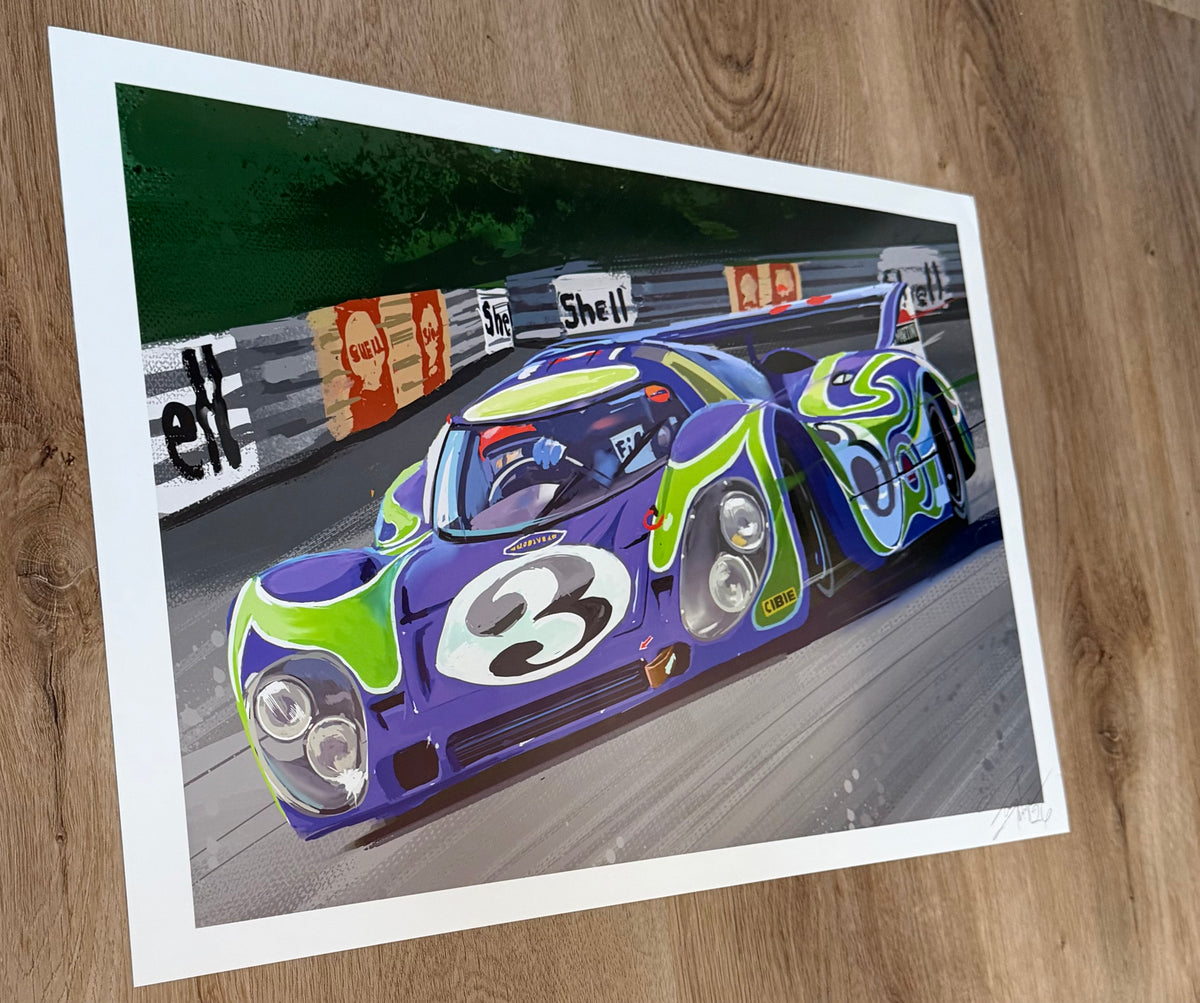917k Hippie Porsche Giclee prints