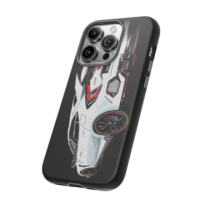 White Type-r civic Case iPhone 18 17 16 15 14 13 12 Pro Samsung Galaxy Pixel