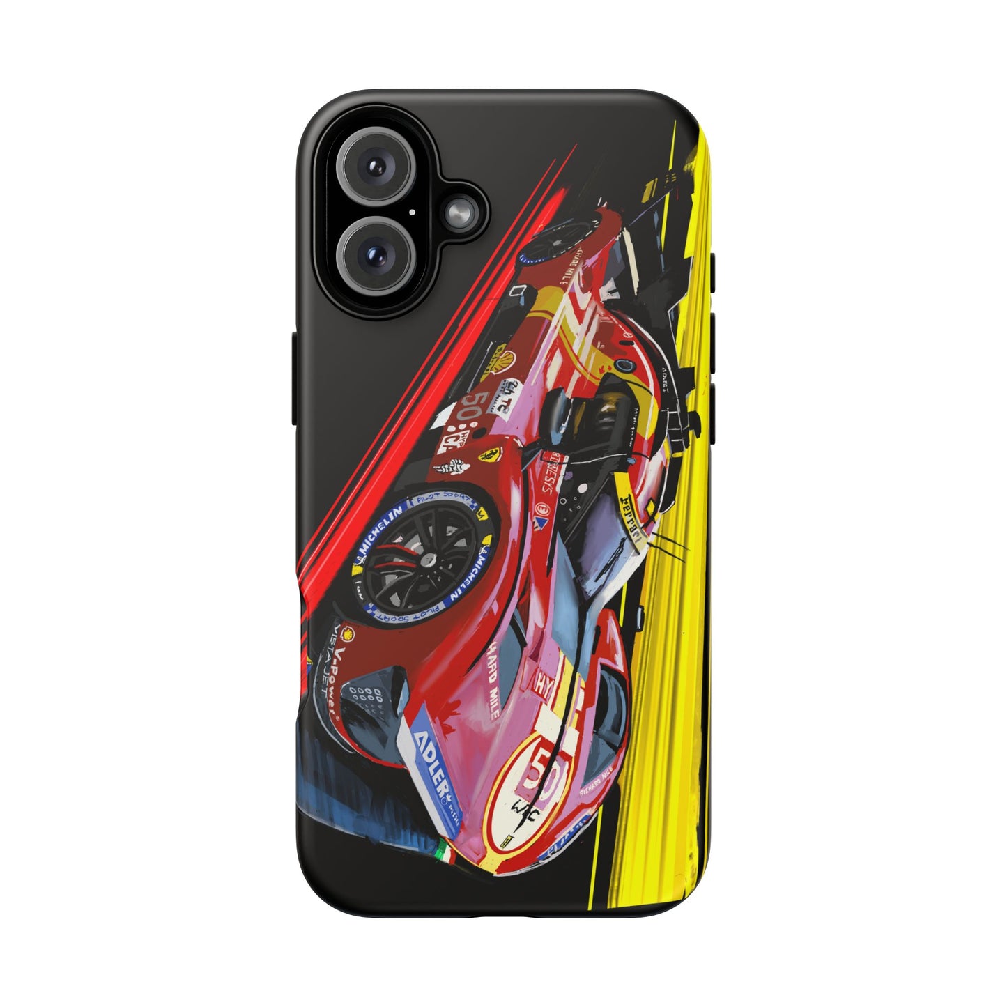 Ferrari 499p HyperCar Le Mans Case iPhone 16 15 14 13 12 11 Samsung Galaxy Pixel