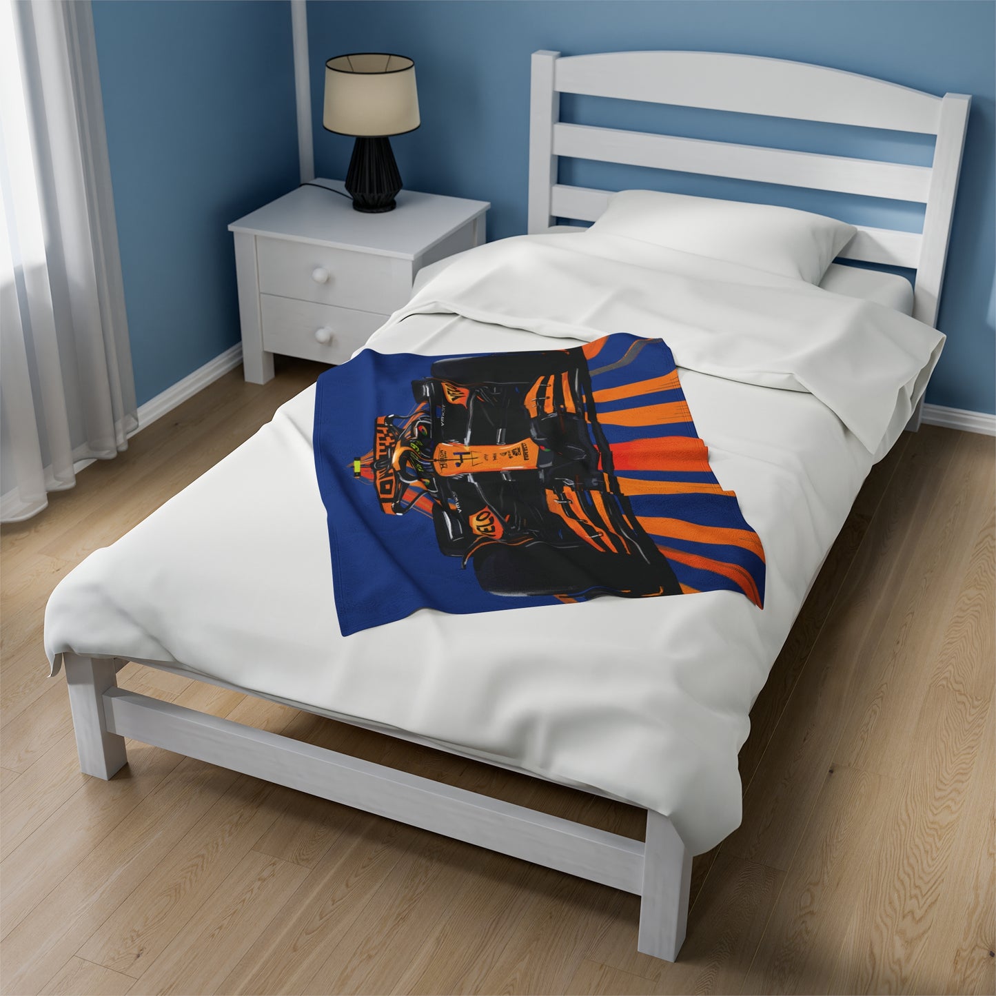 McLaren F1 Lando Norris  racing Microfiber Blanket