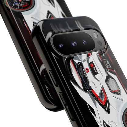White Type-r civic Case iPhone 18 17 16 15 14 13 12 Pro Samsung Galaxy Pixel