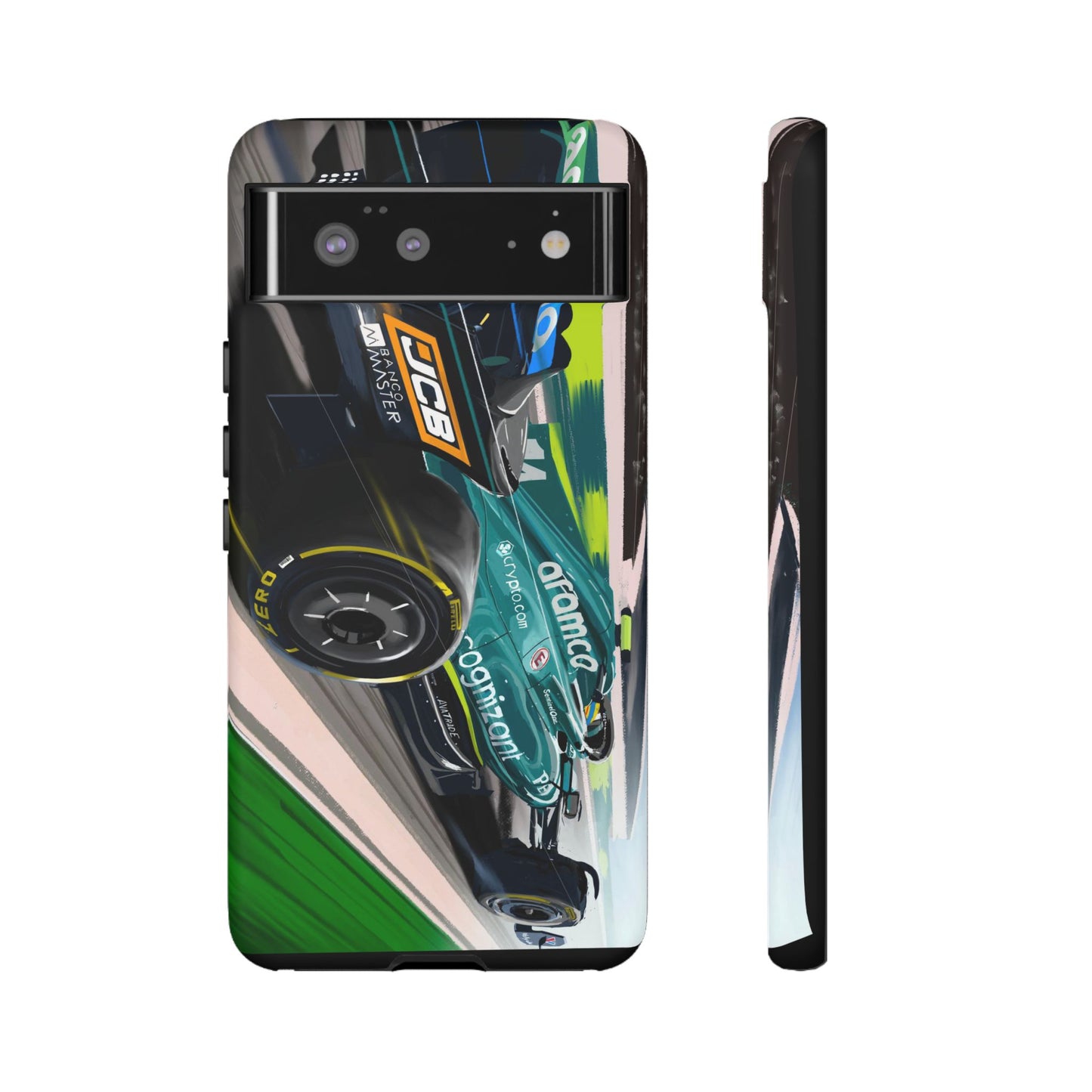 Fernando Alonso Aston Martin F1 Case iPhone 16 15 14 13 12 Samsung Galaxy Pixel