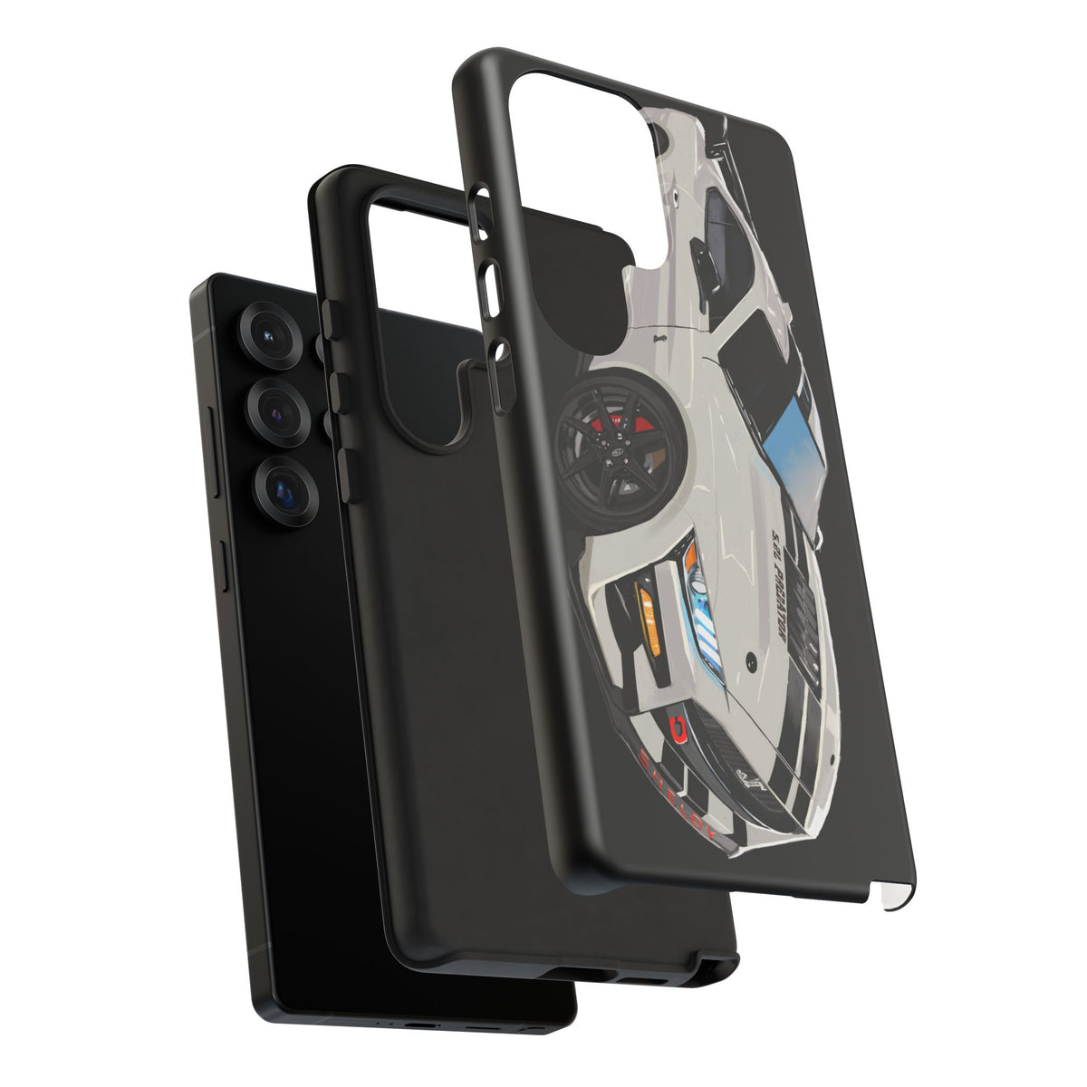 White gt500 car iPhone 17 16 15 14 13 12 Pro Samsung galaxy pixel