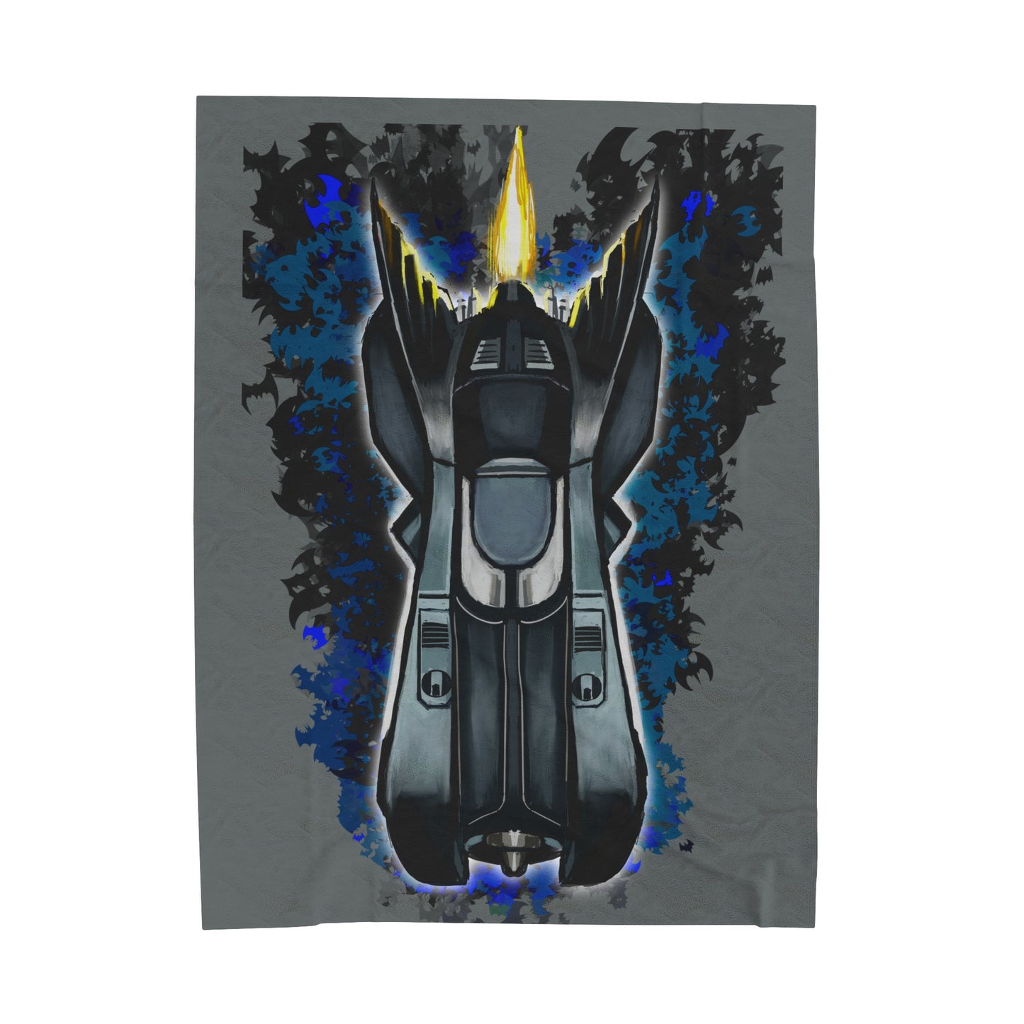 89 Batmobile movie car Microfiber Blanket