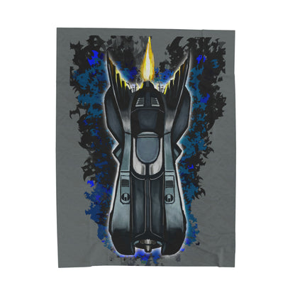 89 Batmobile movie car Microfiber Blanket
