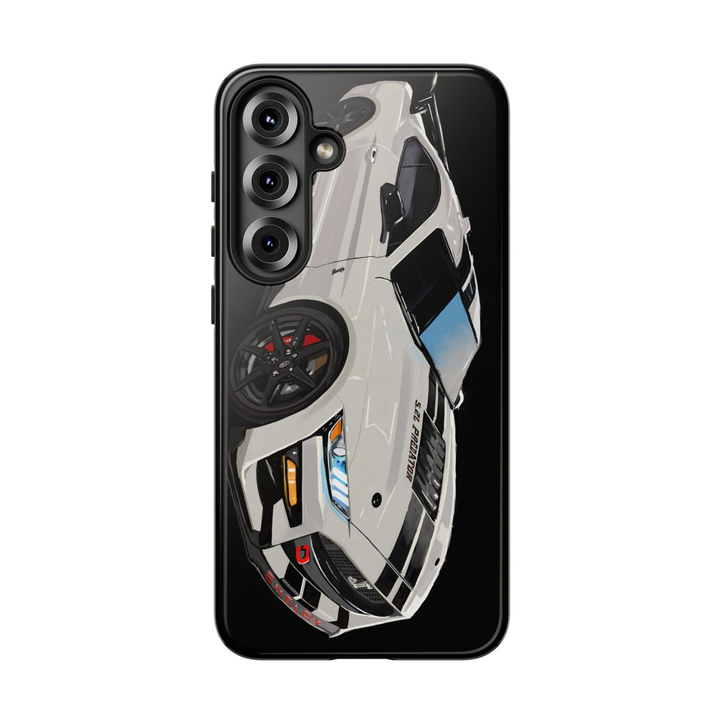 White gt500 car iPhone 17 16 15 14 13 12 Pro Samsung galaxy pixel