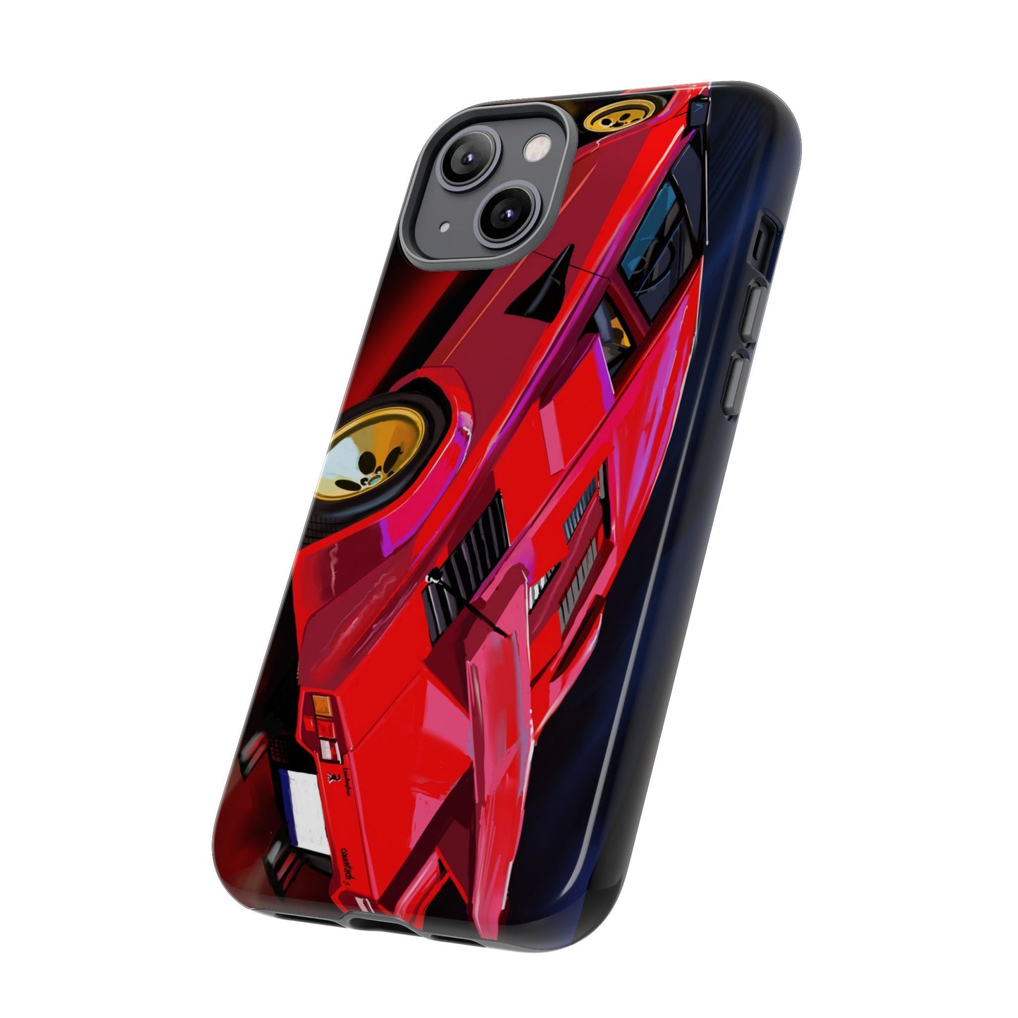 Lamborghini Countach iPhone 16 15 14 13 12 11 Pro max Samsung Galaxy Pixel Slim
