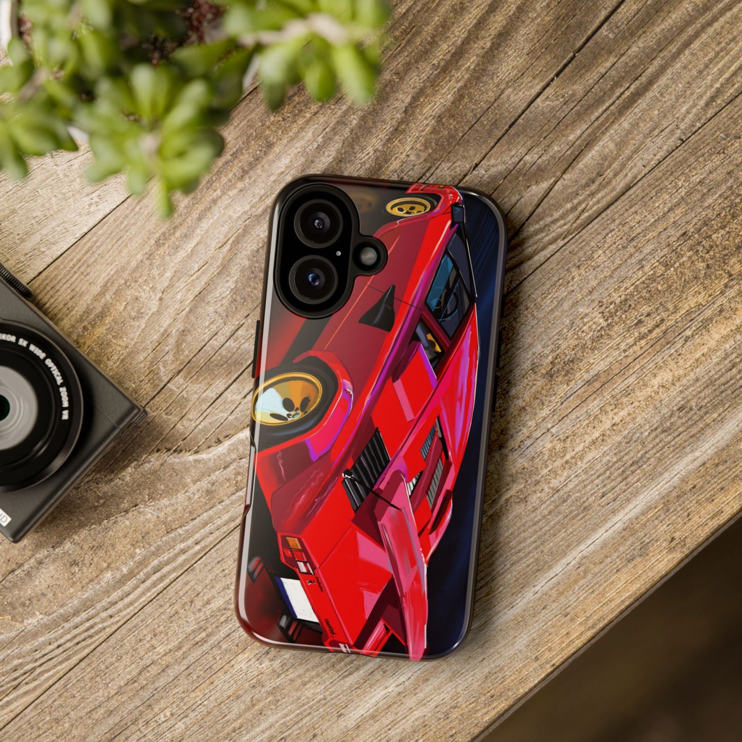 Lamborghini Countach iPhone 16 15 14 13 12 11 Pro max Samsung Galaxy Pixel Slim