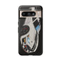 White gt500 car iPhone 17 16 15 14 13 12 Pro Samsung galaxy pixel