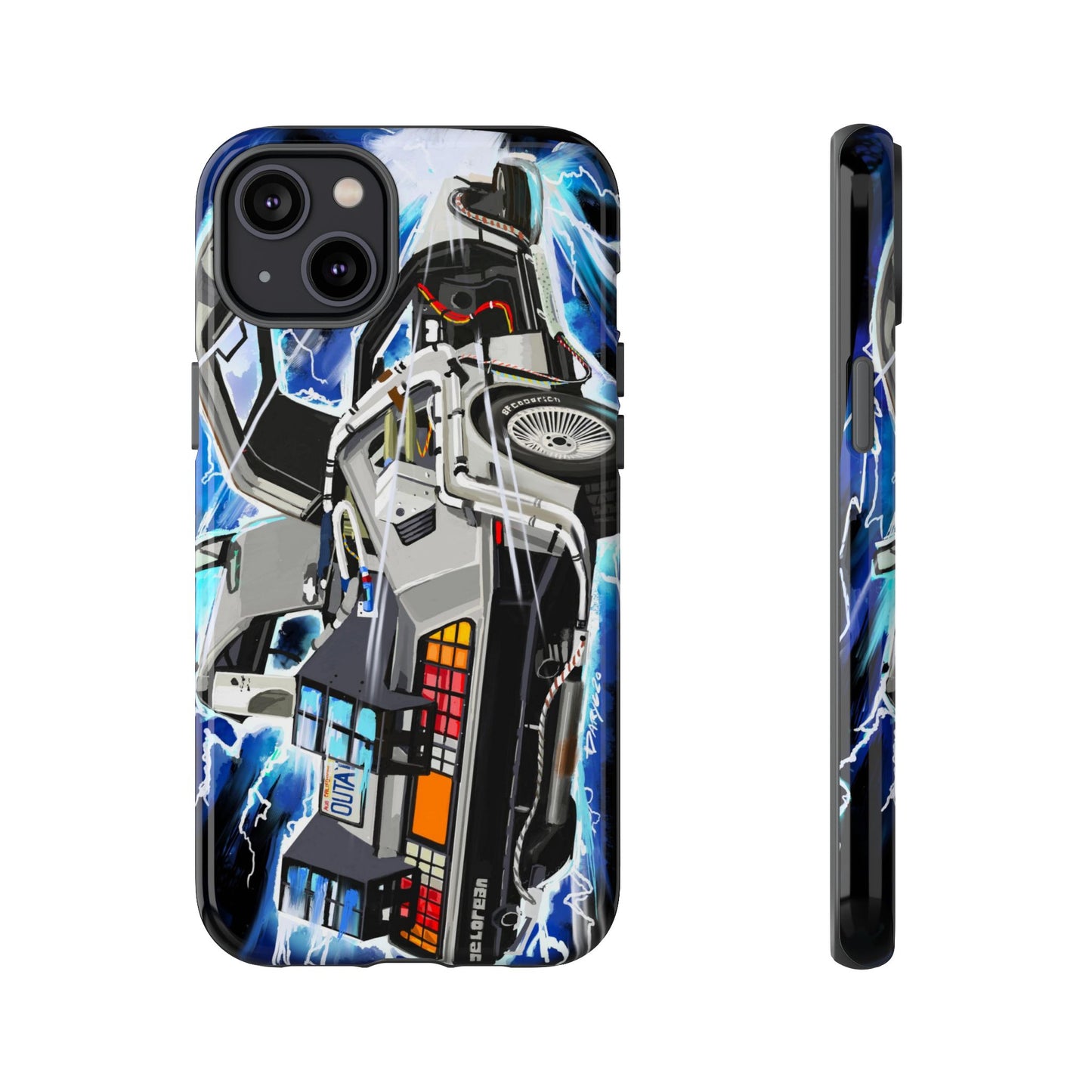 Delorean dmc 12 Case iPhone 16 15 14 13 12 11 Pro max Samsung Galaxy Pixel Slim