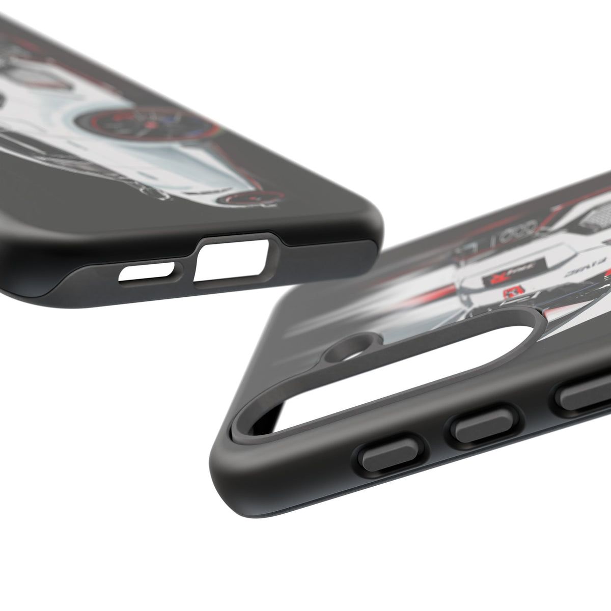 White Type-r civic Case iPhone 18 17 16 15 14 13 12 Pro Samsung Galaxy Pixel