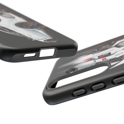 White Type-r civic Case iPhone 18 17 16 15 14 13 12 Pro Samsung Galaxy Pixel