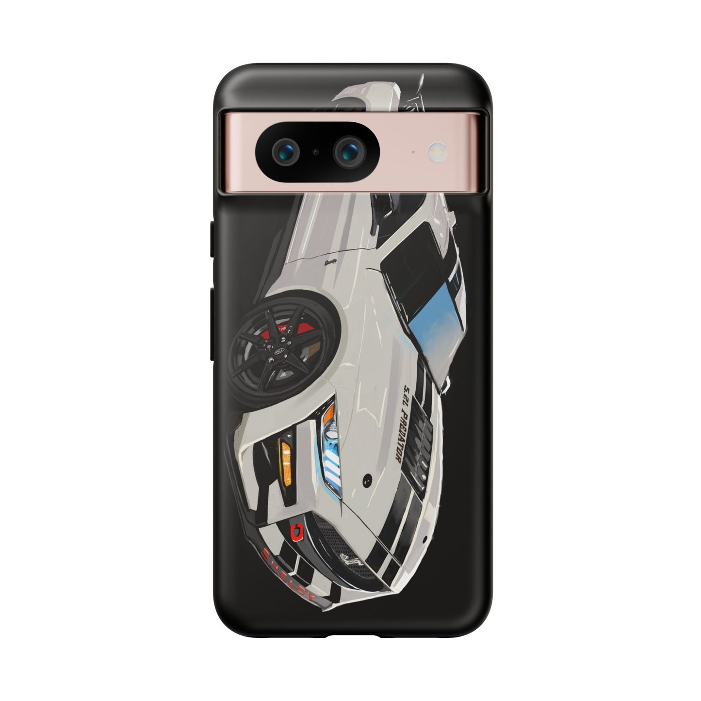 White gt500 car iPhone 17 16 15 14 13 12 Pro Samsung galaxy pixel
